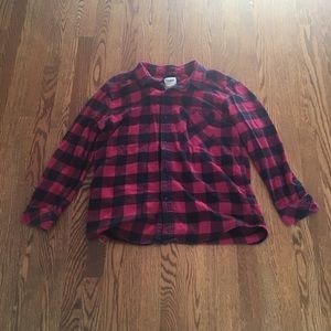 Aritzia TNA Checkered Flannel Shirt Size Large